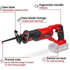 Akkupuukkosaha Einhell Power X-Change TE-AP 18 Li Solo 18V ilman akkua
