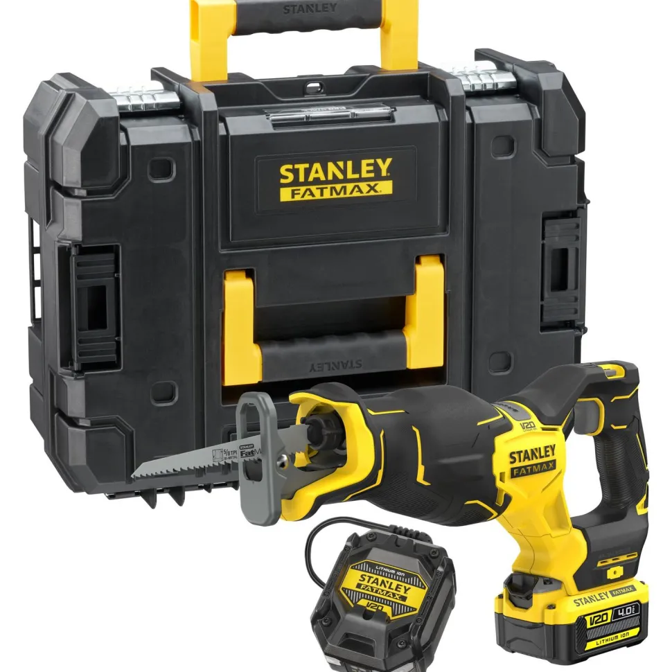 Akkupuukkosaha Stanley Fatmax V20 SFMCS311M1T-QW 18V 4,0 Ah akulla