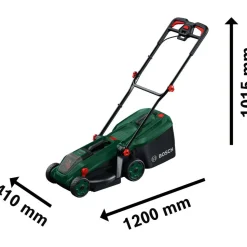 Akkuruohonleikkuri Bosch Rotak 18V-34 18V 4,0 Ah akulla