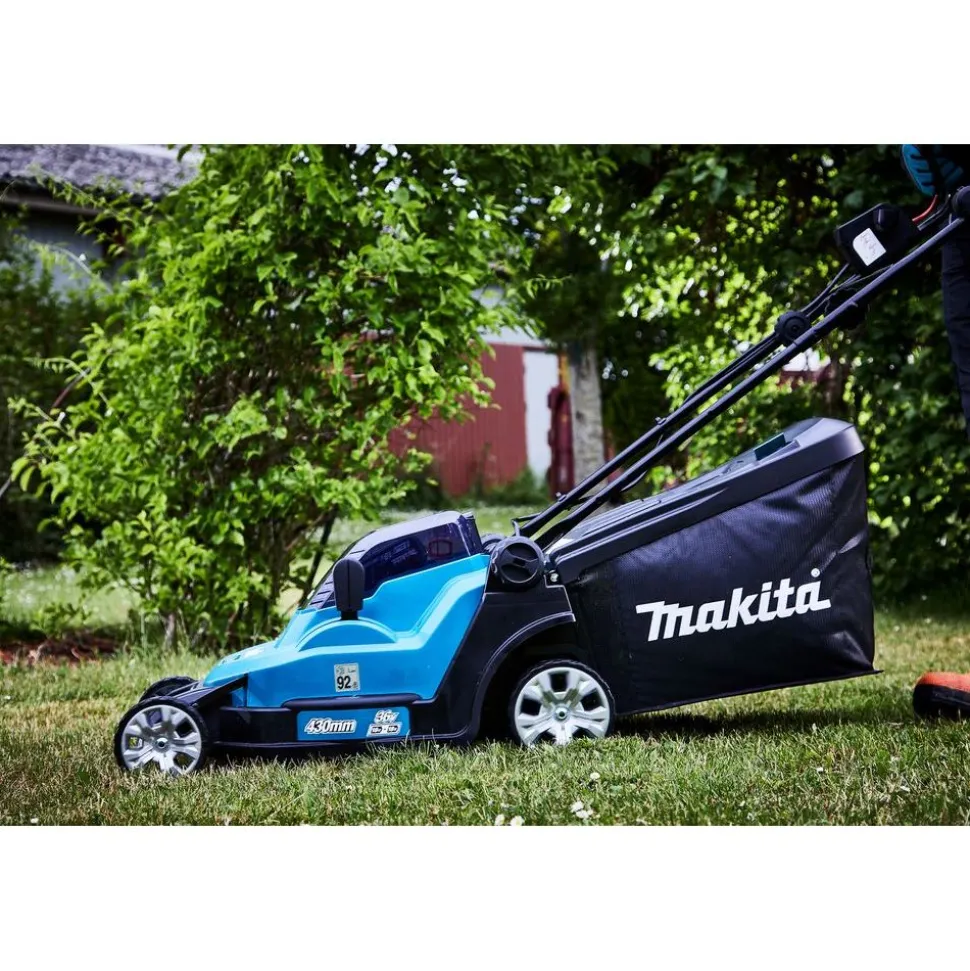 Akkuruohonleikkuri Makita DLM432Z 575 m² 2x18V ilman akkua