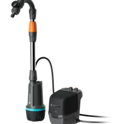 Akkusadevesipainepumppu Gardena 2400 Comfort Auto 18V P4A akulla