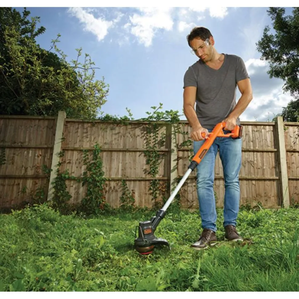 Akkutrimmeri Black+Decker ST1823 25 cm 18V 1,5 Ah akulla