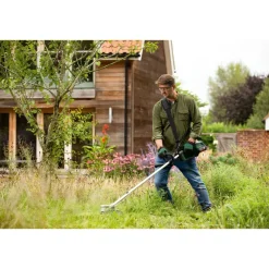 Akkutrimmeri Bosch AdvancedGrassCut 36-33 36V 2,0 Ah akulla