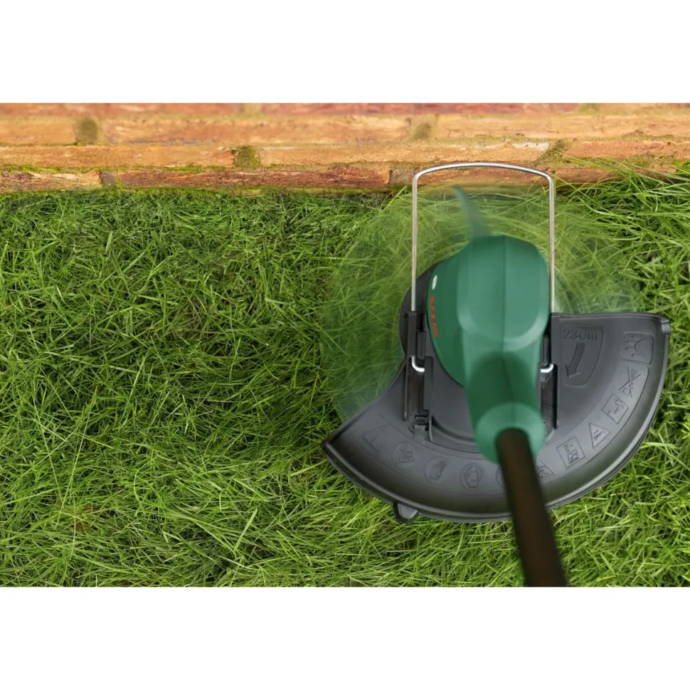 Akkutrimmeri Bosch EasyGrassCut 18V-230 Durablade 18V 2,0 Ah akulla