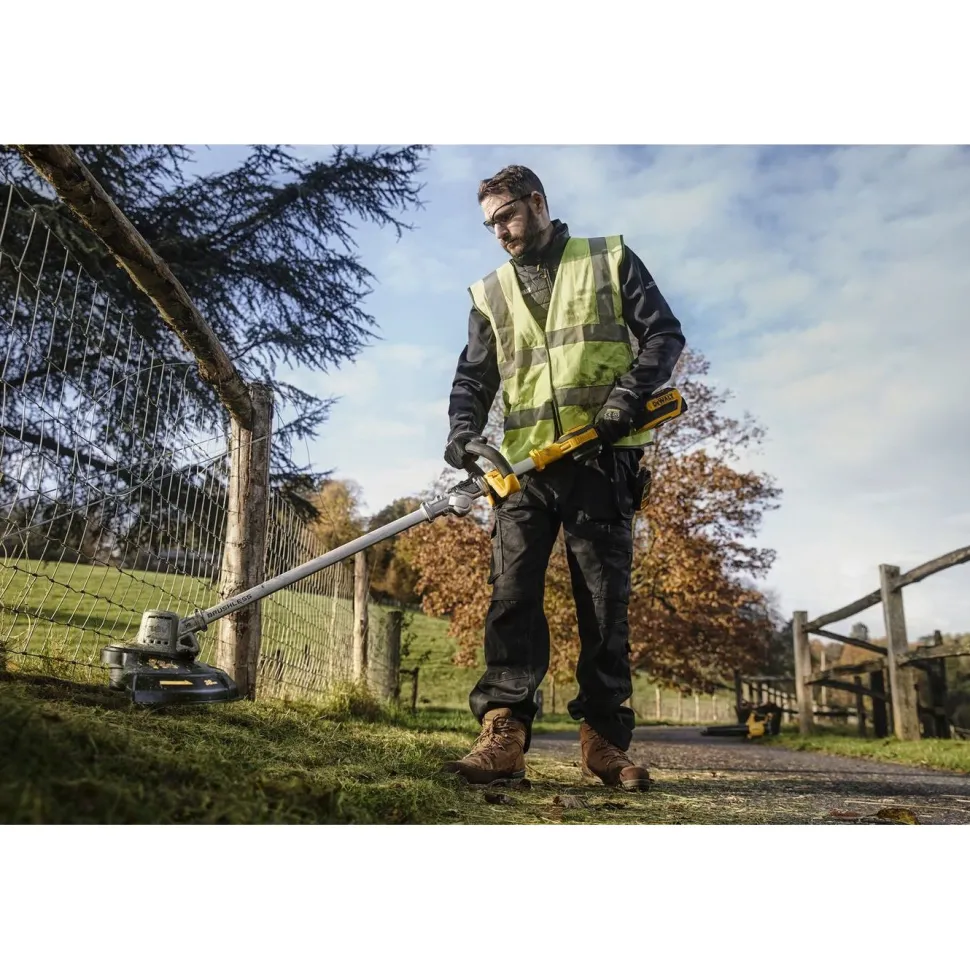 Akkutrimmeri DeWalt XR 36 cm 18V 5,0 Ah akulla