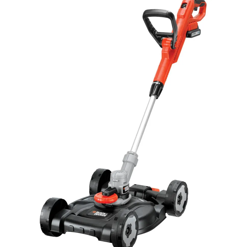 Akkutrimmeri 3-in-1 Black+Decker STC1820CM 18V Li-ion + ruohonleikkuualusta