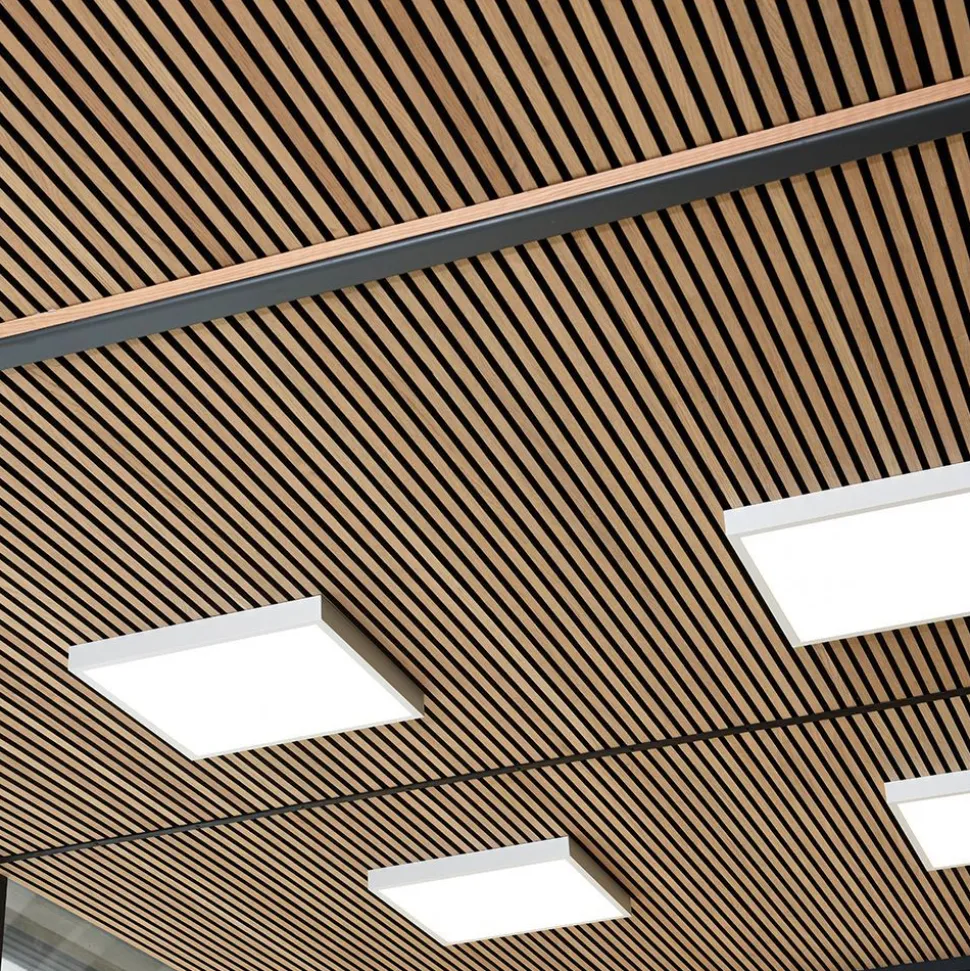 Akustiikkalevy Fibrotech Light acoustic, 9x605x2500mm, vaalea tammi, 5kpl/pkt