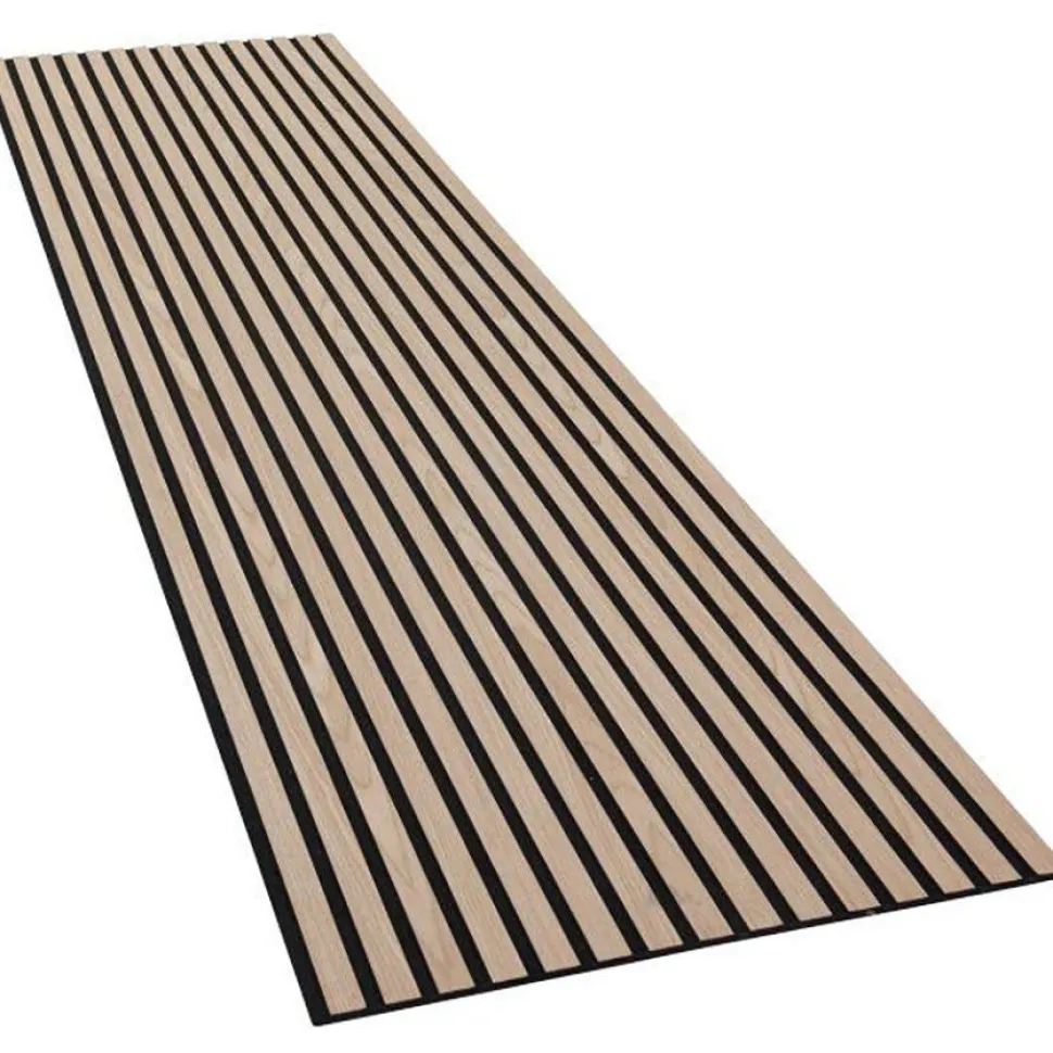 Akustiikkalevy Fibrotech Light acoustic, 9x605x2500mm, vaalea tammi, 5kpl/pkt