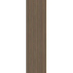 Akustiikkalevy Fibrotech Premium, 22x605x2440mm, öljytty tammi puuviilu