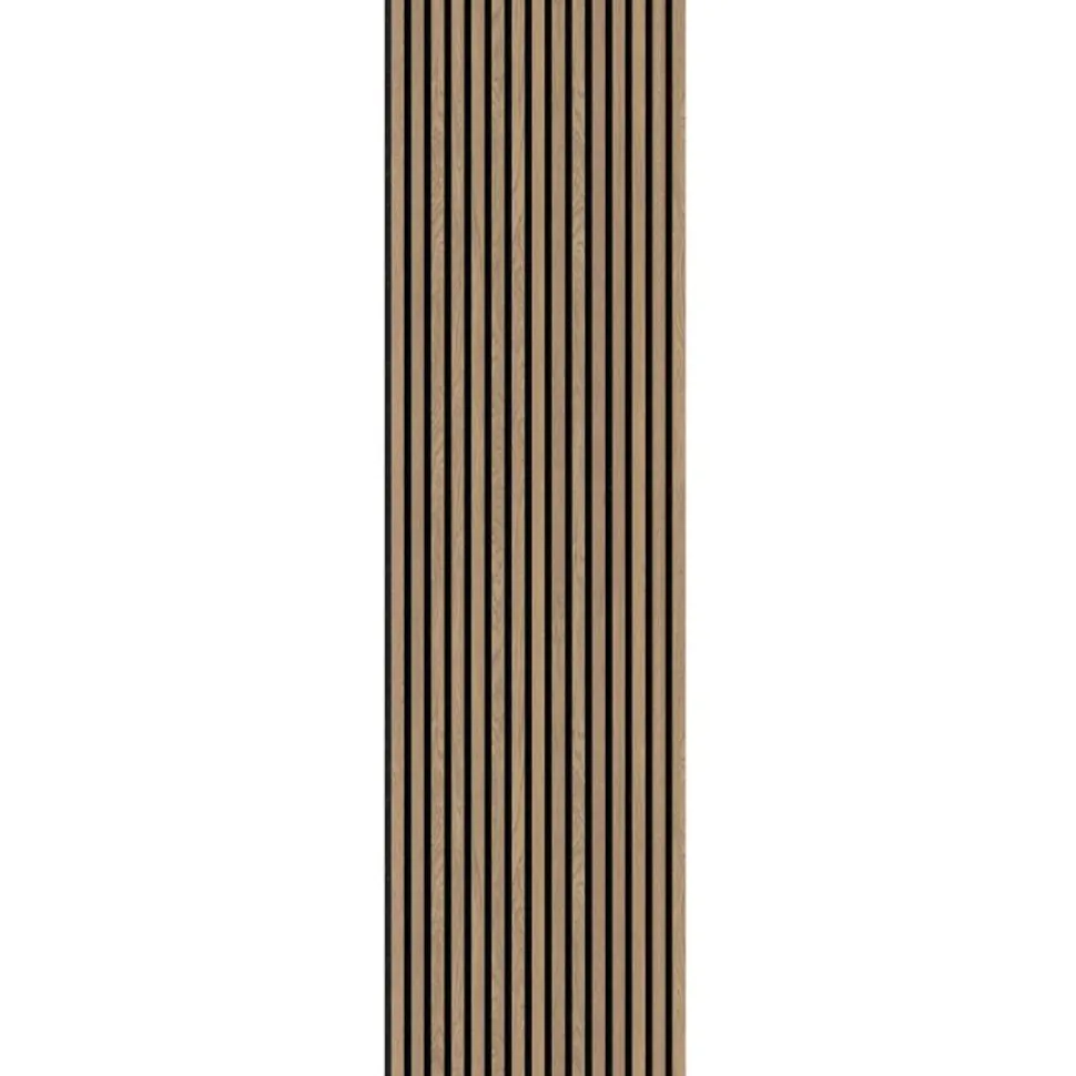 Akustiikkalevy Fibrotech Premium, 22x605x2440mm, öljytty tammi puuviilu