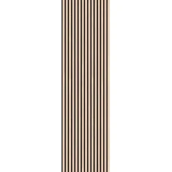 Akustiikkalevy Fibrotech Premium, 22x605x2440mm, vaalea tammi puuviilu
