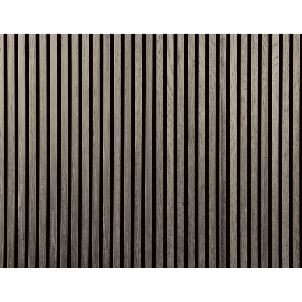 Akustiikkalevy Fibrotech Premium, 22x605x2440mm, harmaa tammi puuviilu