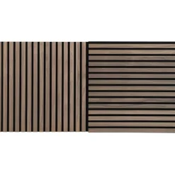 Akustiikkalevy Fog&Venø By Venø, 20x600x600mm, mdf, pähkinä, musta huopa, 2kpl