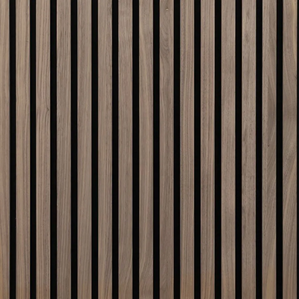 Akustiikkalevy Fog&Venø By Venø, 20x600x600mm, mdf, pähkinä, musta huopa, 2kpl