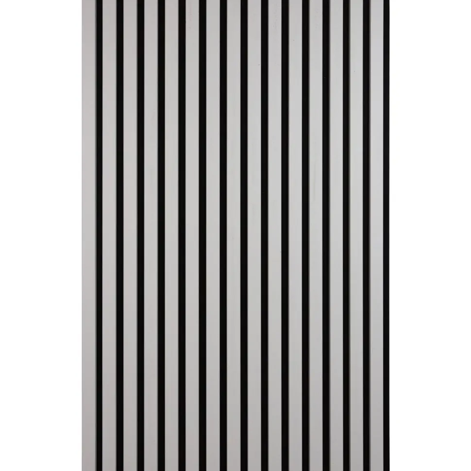 Akustiikkalevy Fog&Venø By Venø, 20x600x2400mm, mdf, vaaleanharmaa, musta huopa