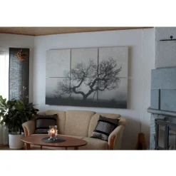 Akustiikkataulu Yeseco Quiet 240x160 cm kollaasi 6 kpl 80x80 cm eri kuvia (myös omalla kuvalla)