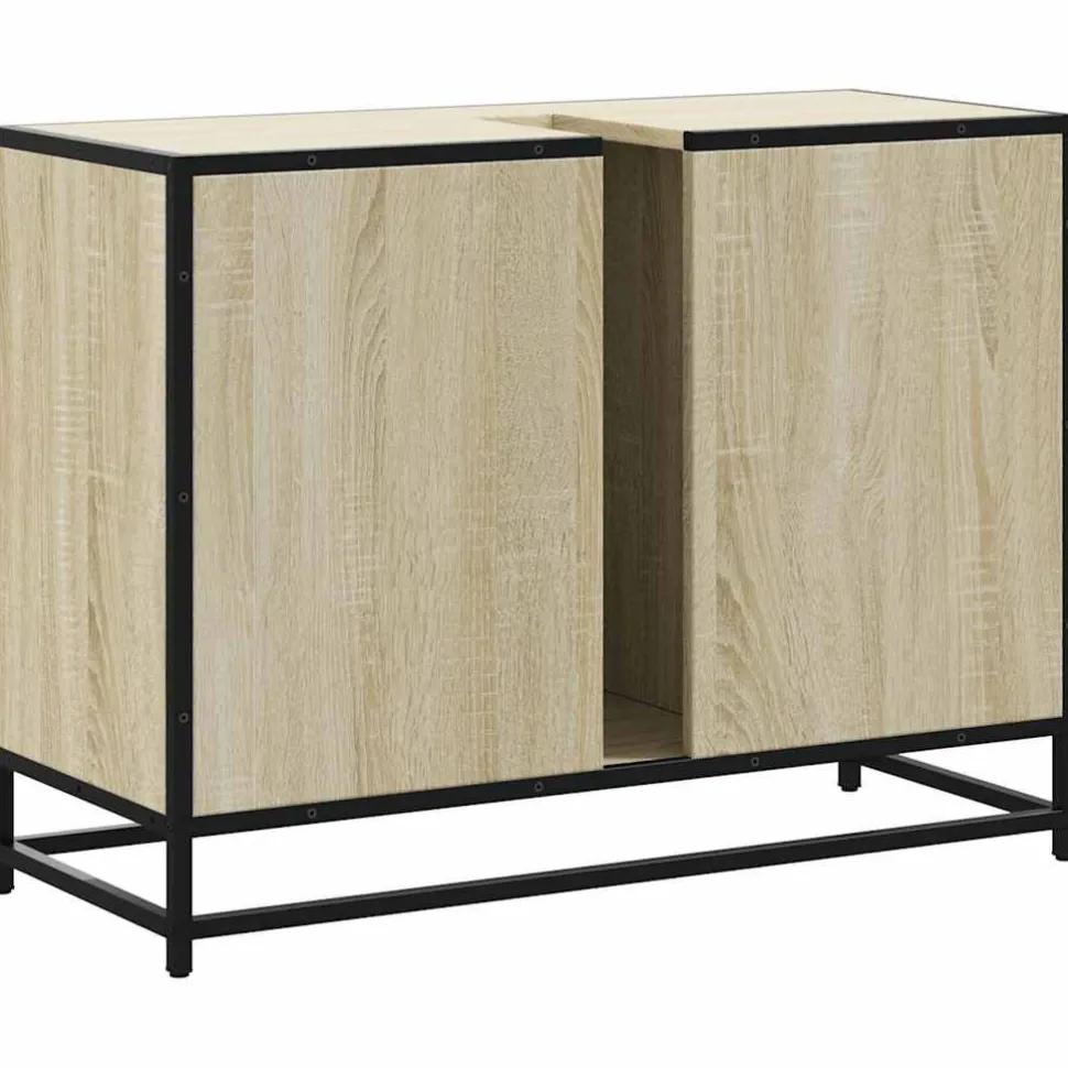 Allaskaappi ilman allasta tekninen puu, 80x33x60 cm, eri värejä (42175)