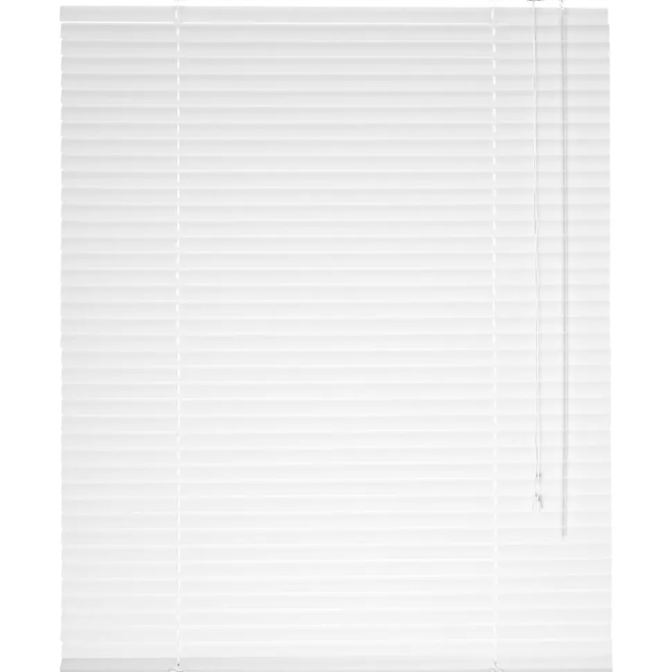 Alumiinisälekaihdin Ihanin, valkoinen, 25mm, 160cm, eri leveyksiä