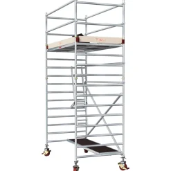 Alumiiniteline Tikli Jumbo 9900P, tasokorkeus 3.4m, 250x135cm