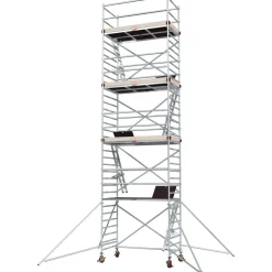 Alumiiniteline Tikli Jumbo 9900-8P, tasokorkeus 8.5m, 250x135cm