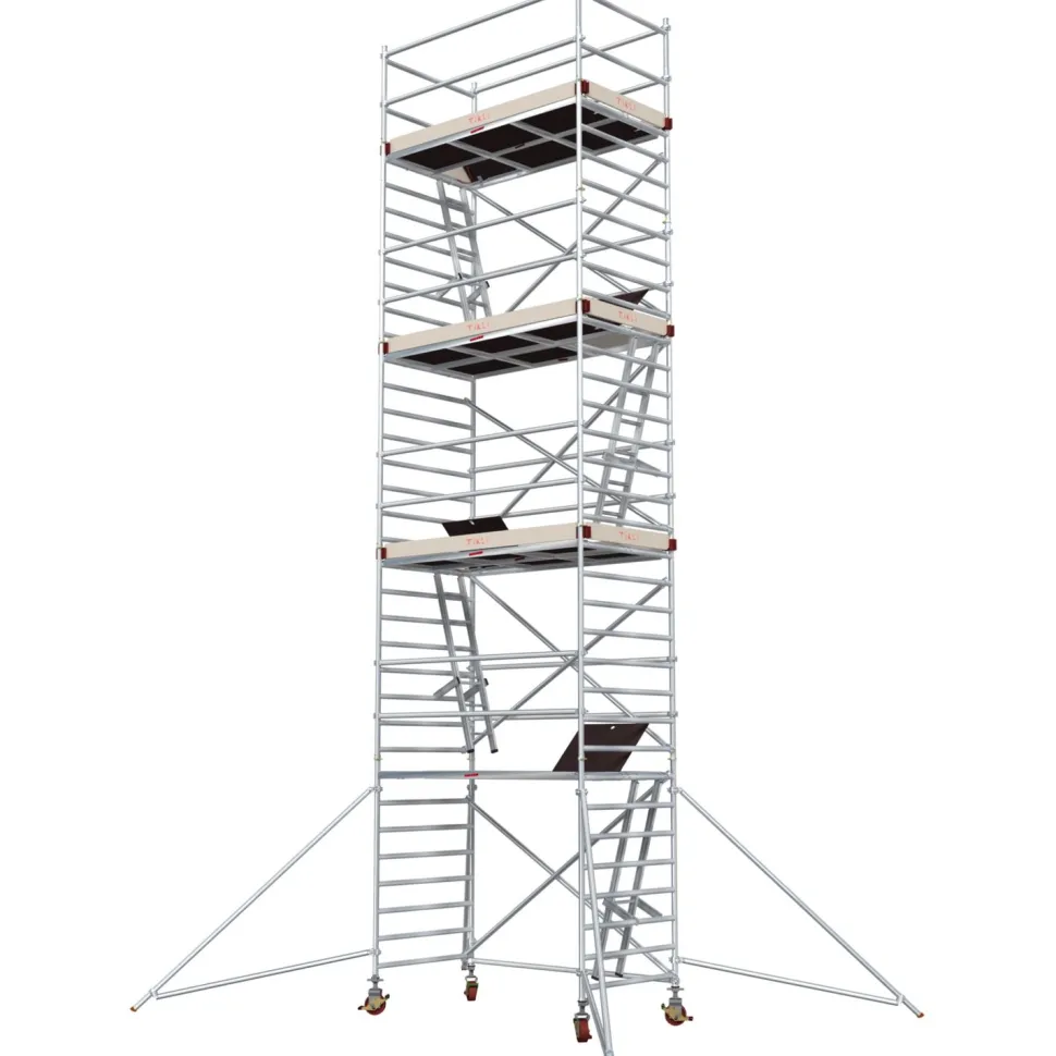 Alumiiniteline Tikli Jumbo 9900-8P, tasokorkeus 8.5m, 250x135cm
