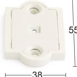 Aluslevy Habo 2434 saranoille valkoinen