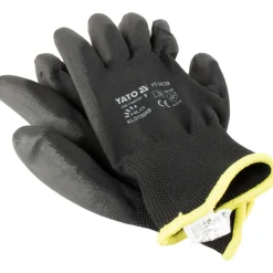 Asentajankäsine Yato nro. 9 nylon/PU musta