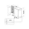 Astianpesukone Indesit IN2FD10CS70W, 45cm