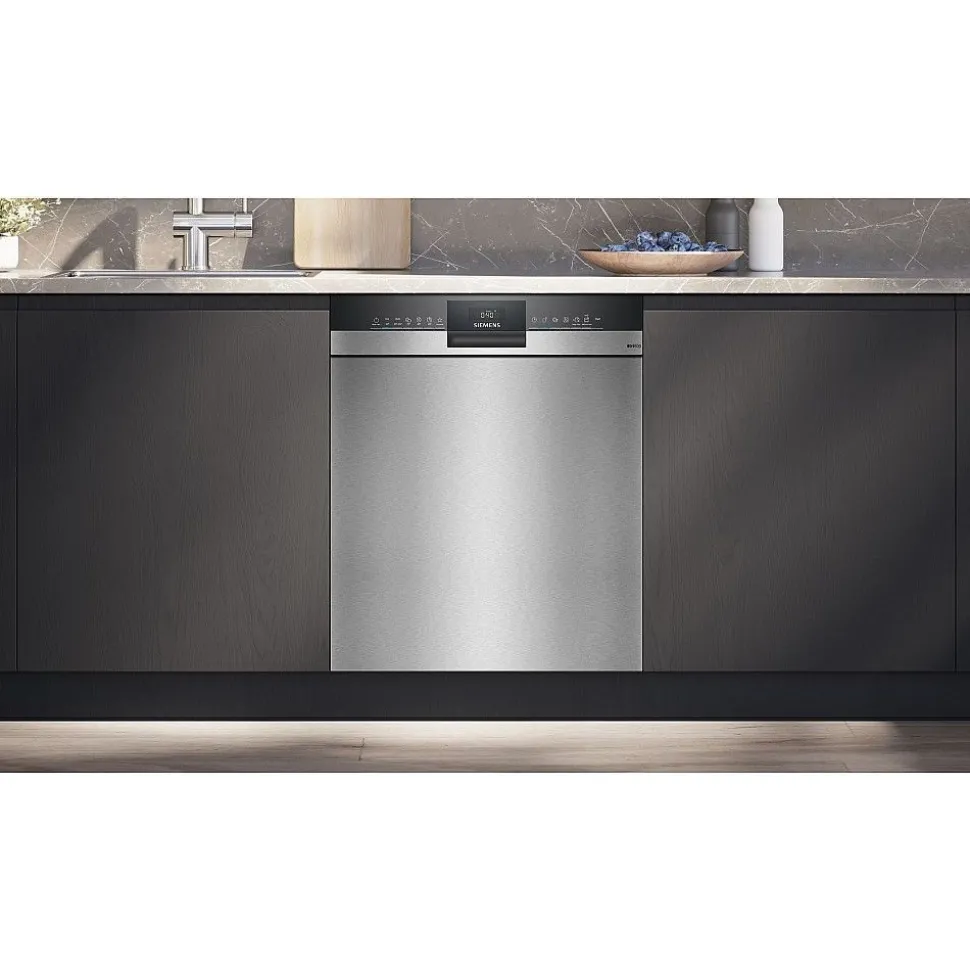 Astianpesukone Siemens SN45ZS08CE, tason alle, 60cm, teräs