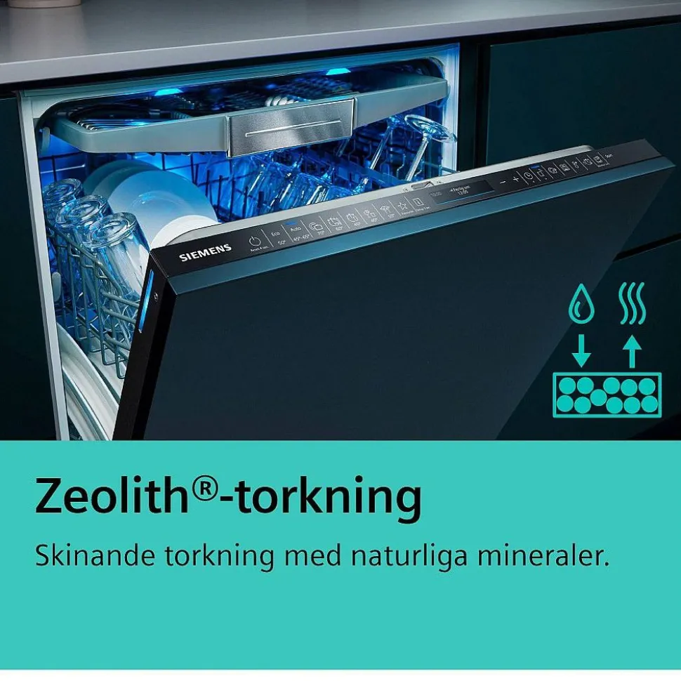 Astianpesukone Siemens SN45ZS08CE, tason alle, 60cm, teräs