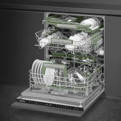 Astianpesukone Smeg STL7322BQL, Integroitava