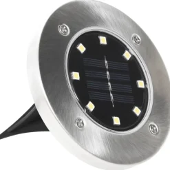 Aurinkoenergia maavalaisimet 8 kpl led lämmin valkoinen