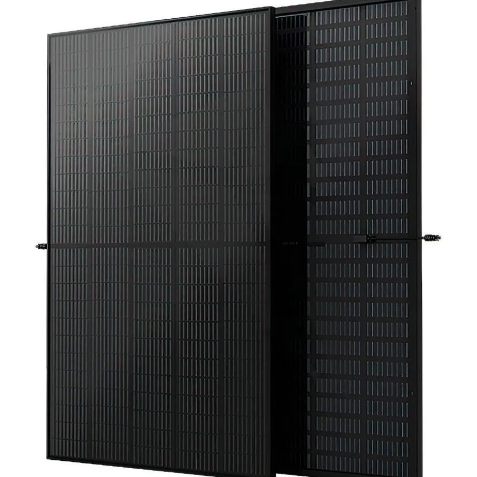 Aurinkopaneeli Ralos RLS-480 W HJT, kaksipuolinen, N-type, 480Wp, 1960x1096x30mm, musta kehys
