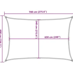 Aurinkopurje, 160 g/m² HDPE, eri värejä ja kokoja (16419)