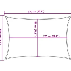 Aurinkopurje, 160 g/m² HDPE, eri värejä ja kokoja (16419)