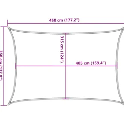 Aurinkopurje, 160 g/m² HDPE, eri värejä ja kokoja (16419)