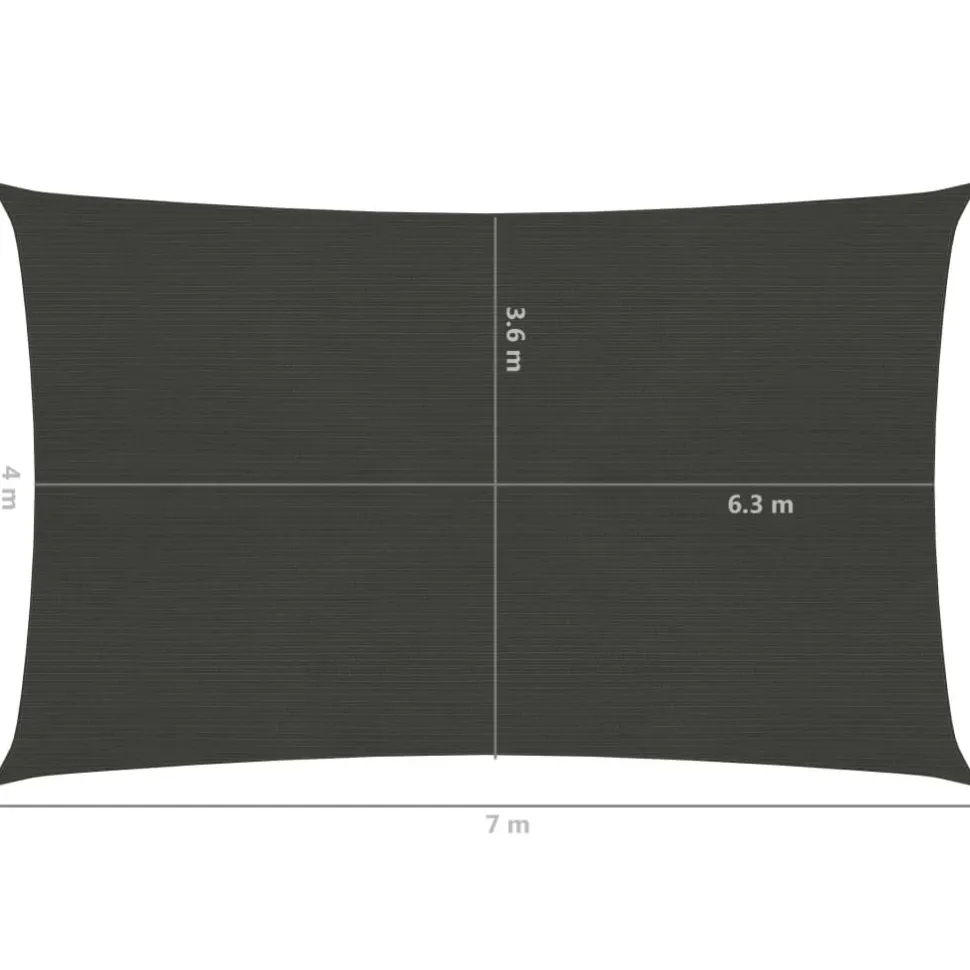 Aurinkopurje suorakulma, HDPE, 160g/m², eri kokoja ja värejä