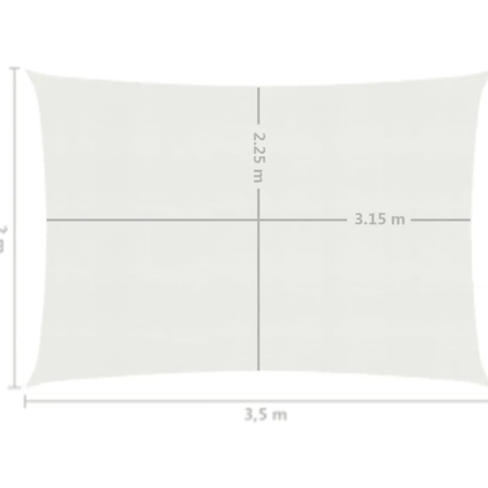 Aurinkopurje suorakulma, HDPE, 160g/m², eri kokoja ja värejä
