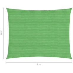 Aurinkopurje suorakulma, HDPE, 160g/m², eri kokoja ja värejä