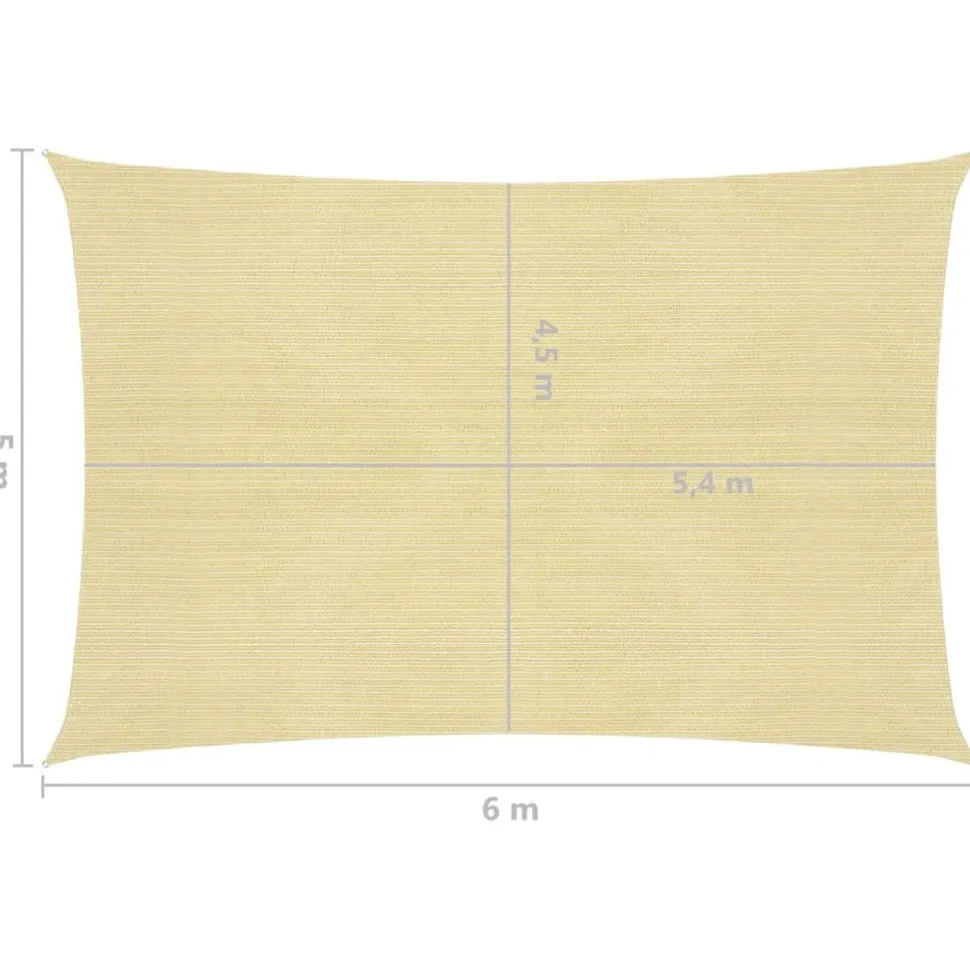 Aurinkopurje suorakulma, HDPE, 160g/m², eri kokoja ja värejä