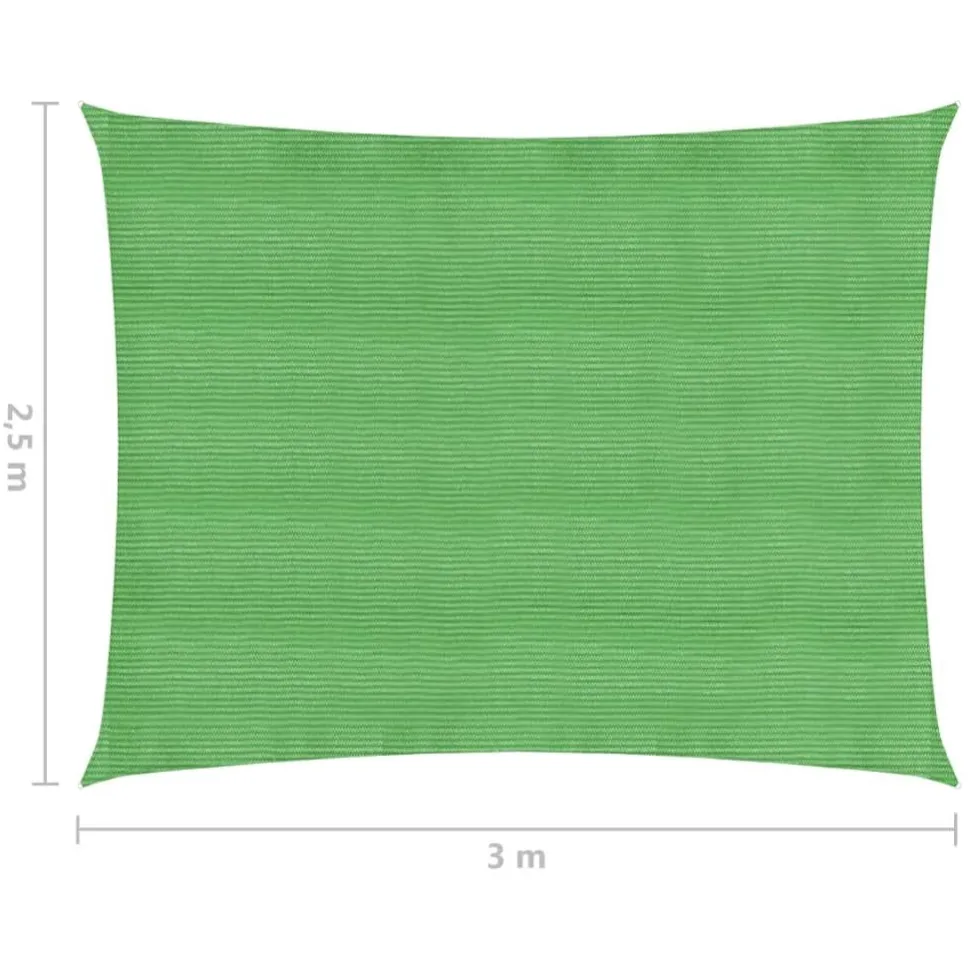 Aurinkopurje suorakulma, HDPE, 160g/m², eri kokoja ja värejä