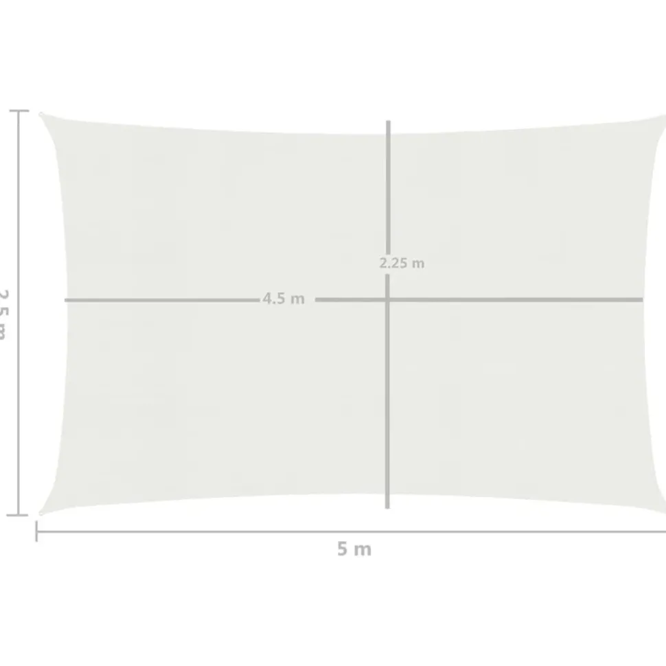 Aurinkopurje suorakulma, HDPE, 160g/m², eri kokoja ja värejä