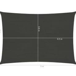 Aurinkopurje suorakulma, HDPE, 160g/m², eri kokoja ja värejä