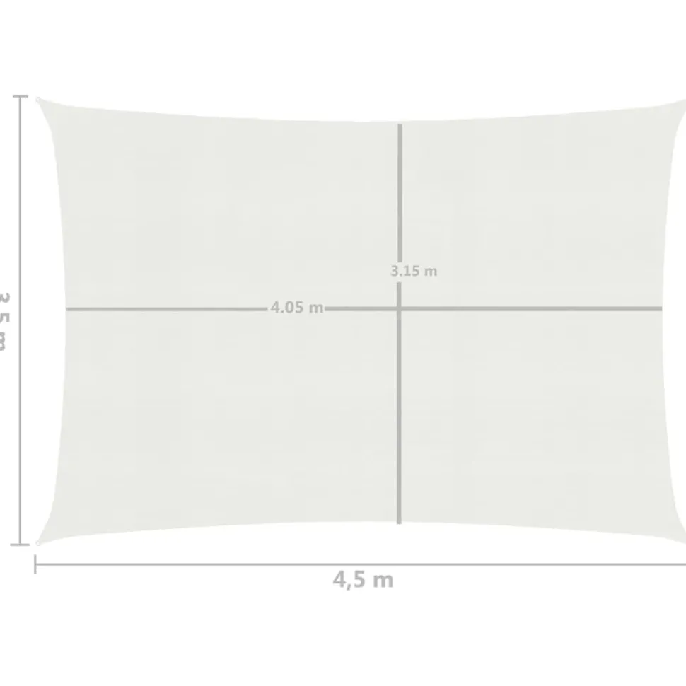 Aurinkopurje suorakulma, HDPE, 160g/m², eri kokoja ja värejä