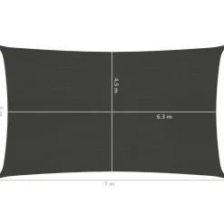 Aurinkopurje suorakulma, HDPE, 160g/m², eri kokoja ja värejä