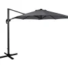 Aurinkovarjo Linz Ø300cm tummanharmaa