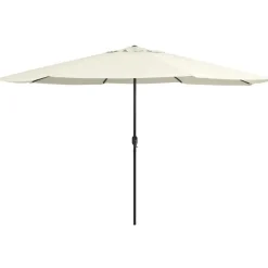 Aurinkovarjo metallirunko 400 cm hiekanvalkoinen