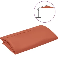 Aurinkovarjon vaihtokangas, halkaisija 300/350 cm, eri värejä ja kokoja (09960)