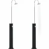 Aurinkovoimasuihku 214 cm 20l musta