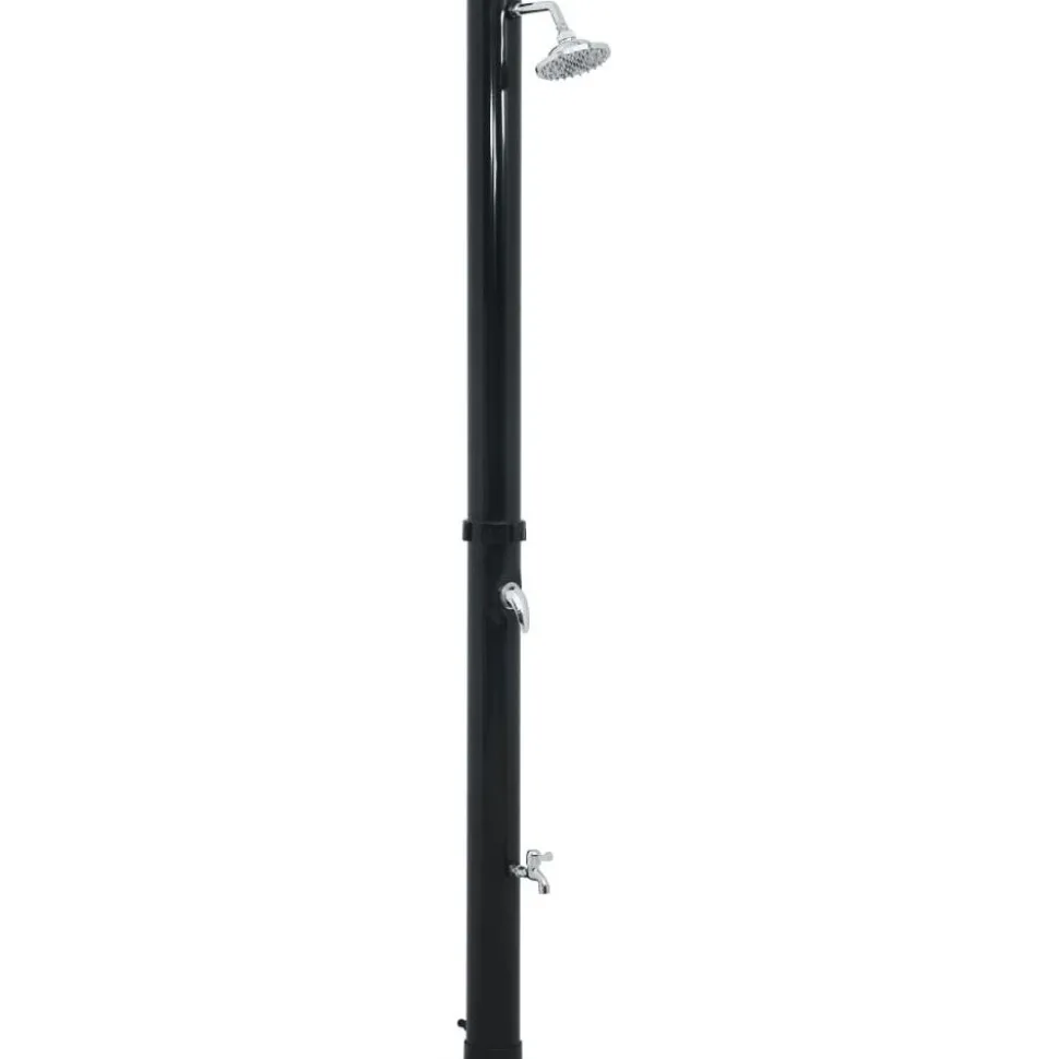 Aurinkovoimasuihku 220 cm 20 l musta